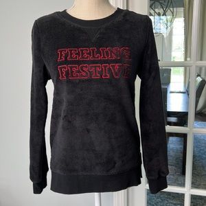 TARGET Wondershop holiday fleece sweatshirt, size XS